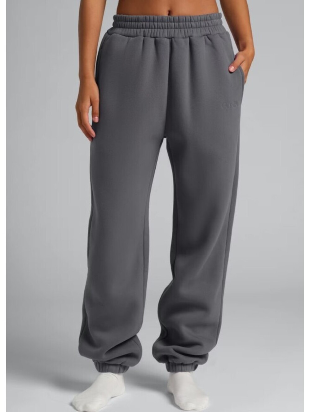 COMFRT NWOT Signature Cuffed Leg Sweatpants Steel Gray Size [L]